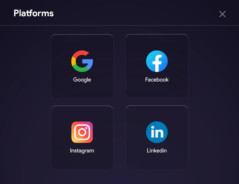 social media ad platforms